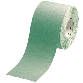 Feuille abrasive 115 mm x 5 m grain 180 anti-encrassement en rouleau