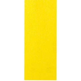 Feuille abrasive corindon 73 x 123 mm grain 180, lot de 5