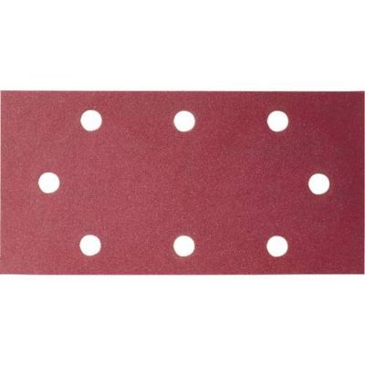 Feuilles abrasives auto-agrippantes 93 x 185 mm, 8 trous - lot de 10, carbure de silicium