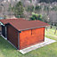 Feutre bitumé performance Roof pro rouge 10 x 1 m