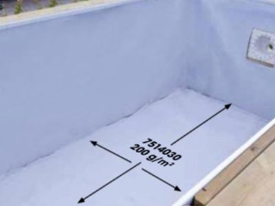 Feutre de protection pour le fond de la piscine - Ubbink
