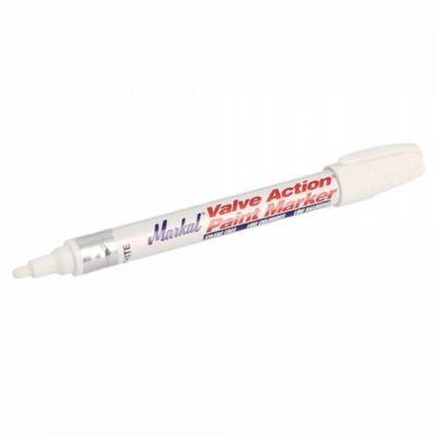 Feutre à pompe blanc avec pointe ovoïde 3 mm-451521