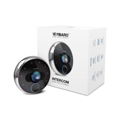 Fibaro - Portier intercom/visiophone intelligent Full Hd, 30 ips, 180 ...