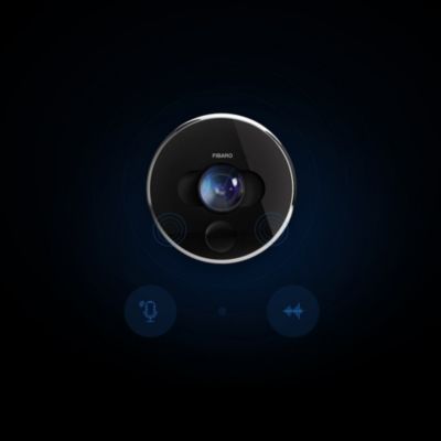 FIBARO - Portier intercom/visiophone intelligent Full HD, 30 ips, 180 ...