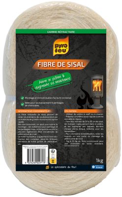 Fibre de sisal pour armer le plâtre en bobine de 1 kg