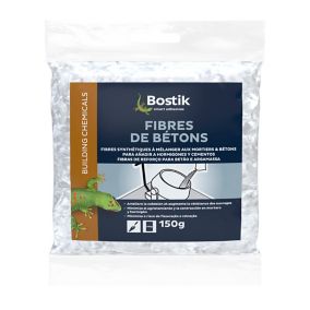 Fibres de Bétons Bostik Synthétiques pour Mortiers et Bétons 150g