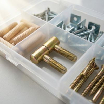 Fiche à visser bichromaté 9 x 26 mm vendue par 2