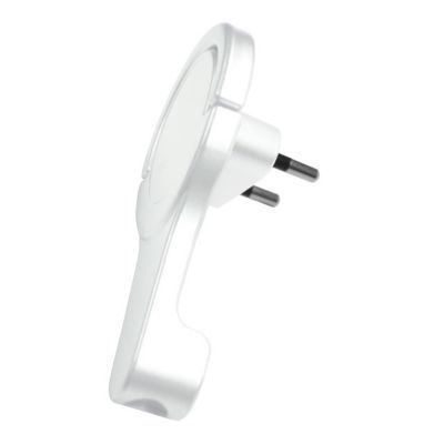 Fiche extra-plate Diall blanc glossy 6A
