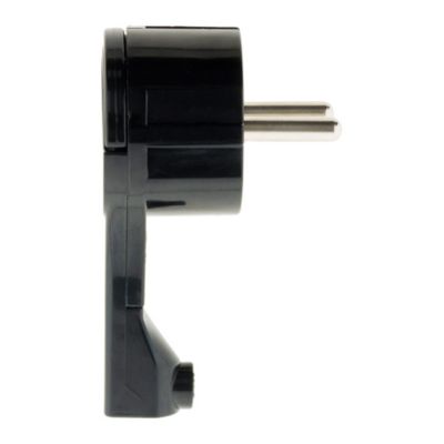Fiche mâle 16A extraplate - Noire - Zenitech