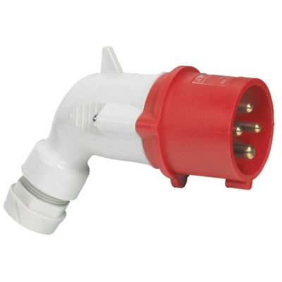 Fiche mobile coudée P17 IP44 16A - 380V à 415V - 3P+N+T - LEG056458