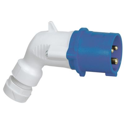 Fiche mobile coudée P17 IP44 32A - 200V à 250V - 2P+T - LEG056473