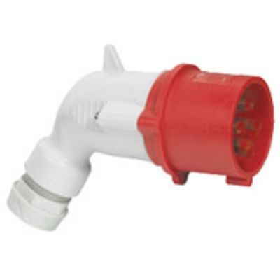 Fiche mobile coudée P17 IP44 32A - 380V  à 415V  - 3P+T - LEG056477