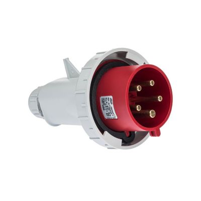 Fiche Mobile Male Tétrapolaire 32a 3p+n+t 380v - 5 Broches - étanche Ip67 - Ide