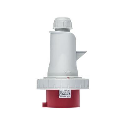Fiche Mobile Male Tétrapolaire 32a 3p+n+t 380v - 5 Broches - étanche Ip67 - Ide