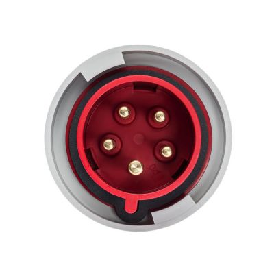 Fiche Mobile Male Tétrapolaire 32a 3p+n+t 380v - 5 Broches - étanche Ip67 - Ide