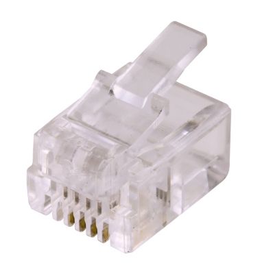 Fiche RJ11 Mâle à câbler Blyss plastique