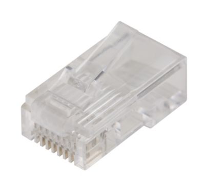 Fiche RJ45 Mâle à câbler Blyss plastique