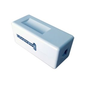 Fiche téléphone en T Femelle Optex plastique blanc
