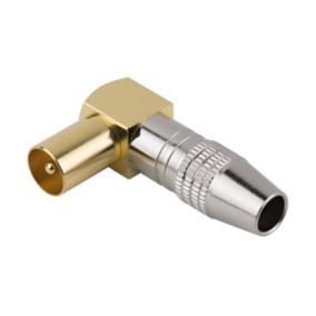 Fiche TV Mâle ø9.52 mm à souder, Or SLX
