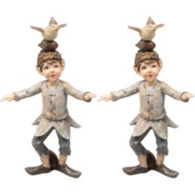 Figurine fée en résine (Lot de 2)