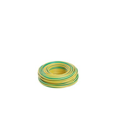 Fil 2,5mm² H07VU vert/jaune couronne 25m