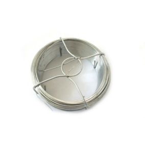Fil à lier Blooma en acier coloris argent Ø.1,10 mm x L.50 m