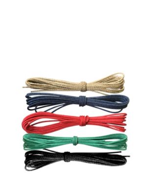 Fil de chanvre poli Jany France 5m noir ép.3mm