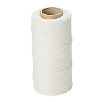 Fil de coton blanc DIALL ø1.2 mm, 79 m
