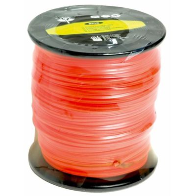 Fil de débroussailleuse - Fil nylon de coupe - monofil section carré diam 3.3mm x 110 mètres - Bobine