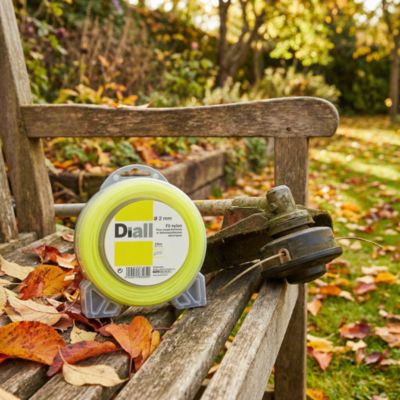 Fil de nylon rond 2mm 15m Diall pour coupe-bordure