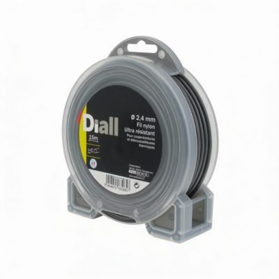 Fil de nylon titanium Diall Ø2,4mm 15m