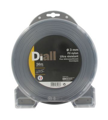 Fil de nylon titanium Diall Ø3mm 56m