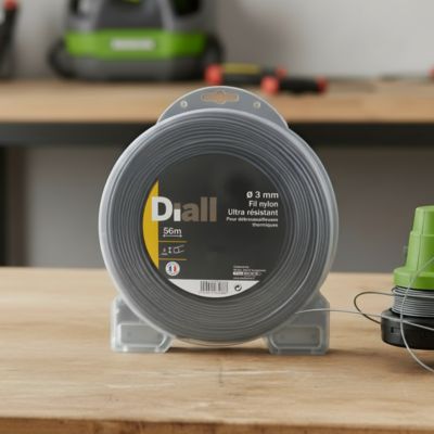 Fil de nylon titanium Diall Ø3mm 56m