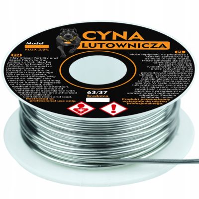 Fil de Soudure Sn63Pb37 1,5 mm 50 g - 2% Flux, Temp. Fusion 183-190C ...