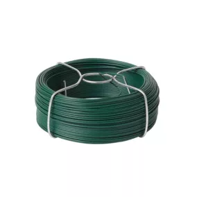 Fil de tension Blooma en acier coloris vert Ø.1,50 mm x L.50 m