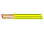 Fil électrique H07VR 10 mm² Nexans vert/jaune vendu au mètre linéaire