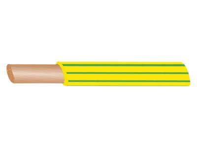 Fil électrique H07VR 10 mm² Nexans vert/jaune vendu au mètre linéaire