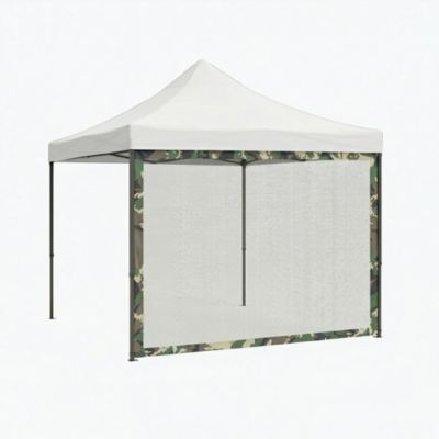 Filet anti-moustiques latéral pour gazebo de jardin 300x200 cm en PVC camouflage