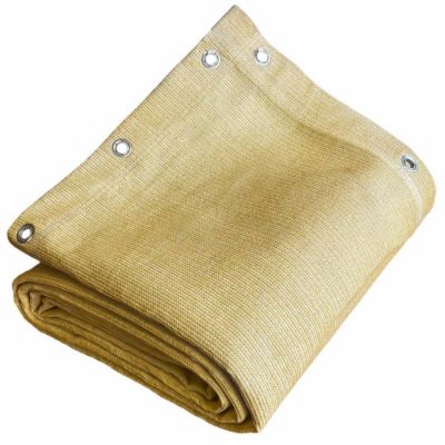 Filet Carport 3x4 m Beige Sable - Garantie 5 ans TECPLAST - FP320CP - Filet d'ombrage perméable pour abri de voiture