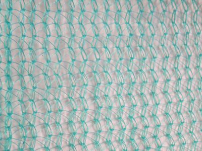 Filet échafaudage 72g/m² - Mailles triangulaires - Chantier de moyenne durée Vert 2.07m x 50m