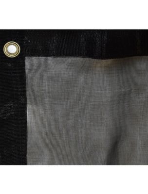 Filet de benne 160g/m² - Tissé - Noir - Sans sandow 3.5m x 5.5m Noir