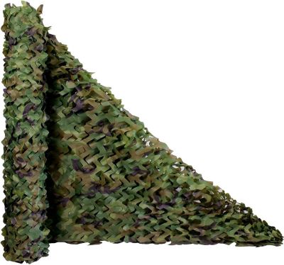 Filet de camouflage, Voile d'ombrage, filet pare-soleil pour décoration de fête (1,5 m x 4 m)