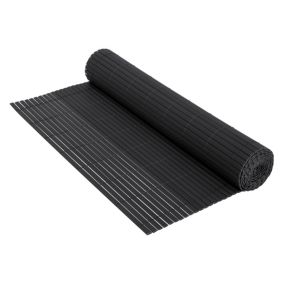 Filet de protection visuelle de jardin natte en PVC 100x300cm clôture anthracite