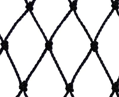 Filet de volière - Maille de 60mm Noir 12.5m x 5m 1.2 mm