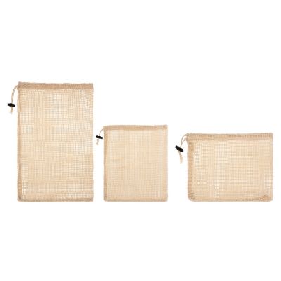 Filet pour fruits et légumes maille de coton ,5Five vendu par 3 pièces