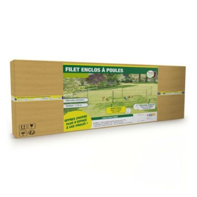 Filet pour poules - enclos poulailler abris - 24M
