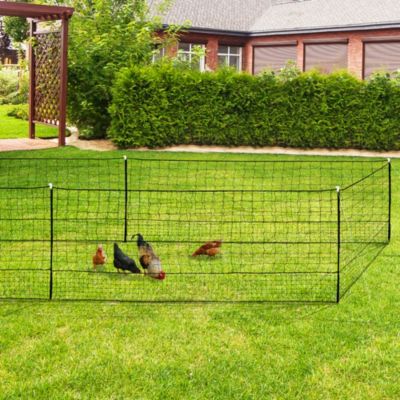 Filet pour poules - enclos poulailler abris - 24M