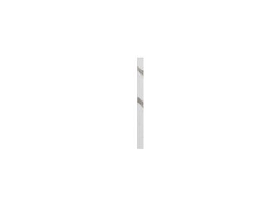 Fileur d'angle extene Palma Innovo effet marbre blanc H. 71,5 cm