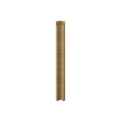 Fileur d'angle GoodHome Garcinia effet chêne H. 71,5 cm x l. 59 mm x ép. 19 mm