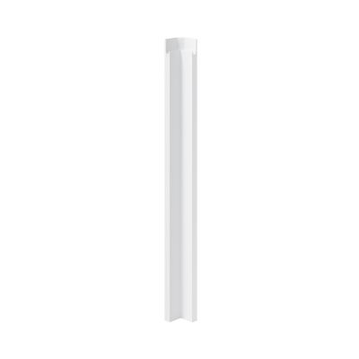 Fileur d'angle GoodHome Garcinia gris clair brillant H. 71.5 cm x l. 59 mm x Ep. 5 mm